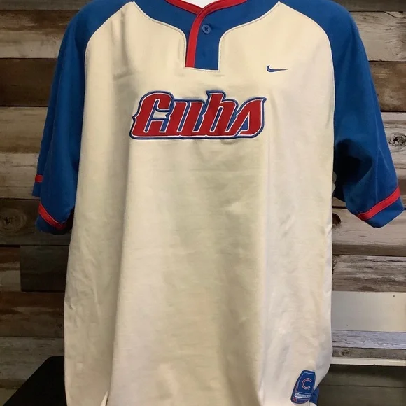 Vintage Nike Cubs jersey shirt 90s y2k X-Large - Picture 2 of 6